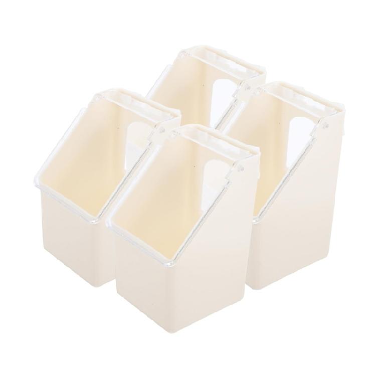 Practical Durable Plastic Hanging Pigeons Feeders for Bird Cages Easyly Installation Clean and Refill Space