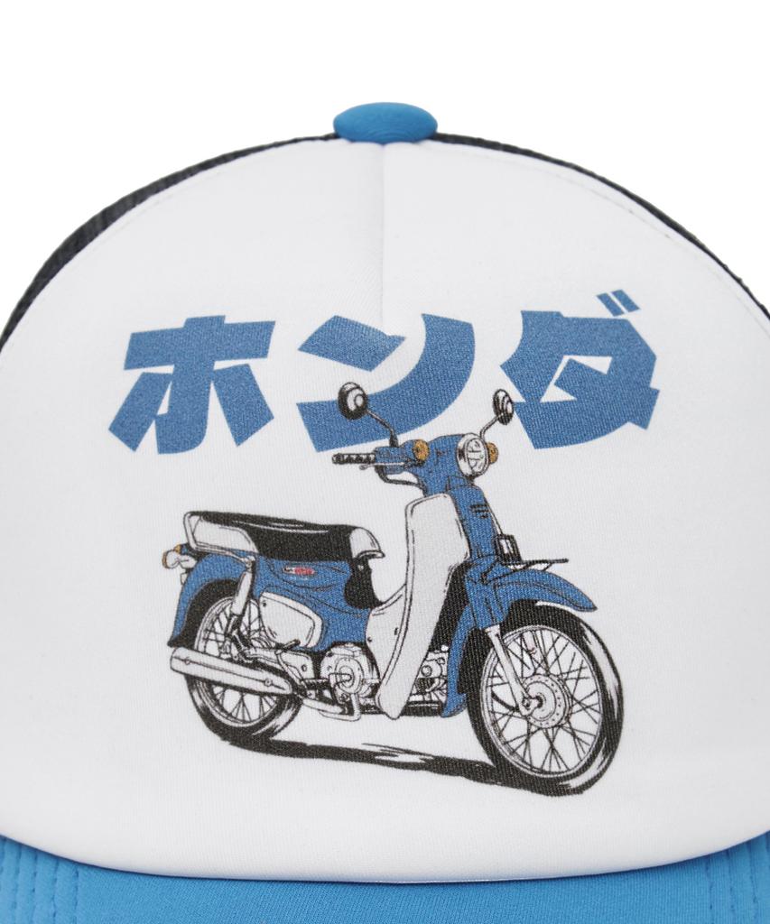 PHYPS MOTORCYCLE Super Cub Mesh Ball Cap Blue