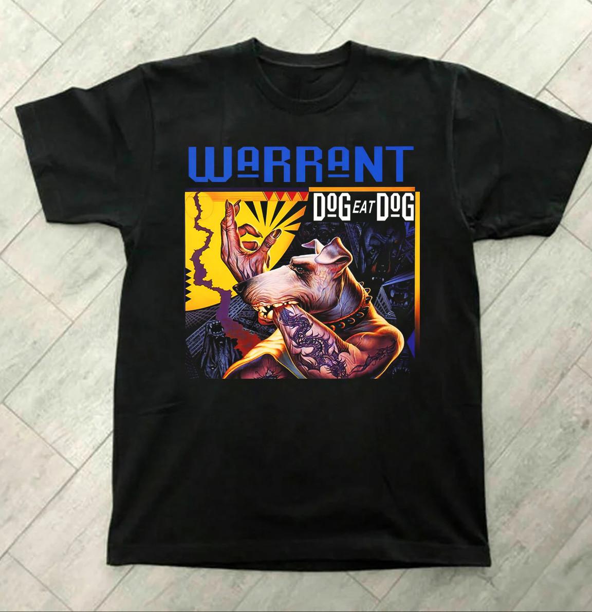 Футболка унисекс Dog Eat Dog Band Warrant, полный размер UB335 S
