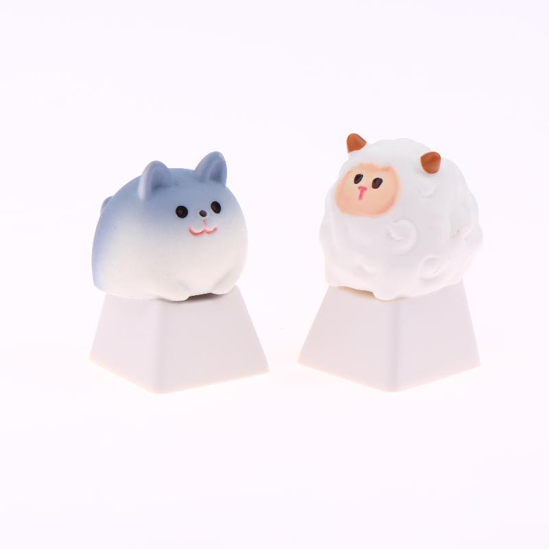 Roztomilá Kreslená 3D Zvířátka Krytky Kláves Mechanické Klávesnice Krytky OEM Výška Krytky Kawaii DIY Příslušenství pro Klávesnici Dívčí Dárky