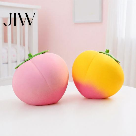 TPR Stress Ball Giant Peach Relief Toy, Realistic Large Squeeze Toy Simulated Fruit Sensory Desk for Adults & Kids