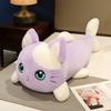 Cat Shark Cute Plush Toy Long Pillow Cartoon Stuffed Doll Decoration Kids Gift