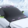Copertura magnetica per parabrezza auto con panno Oxford, protezione antigelo, antisole e antigelo, riflettente