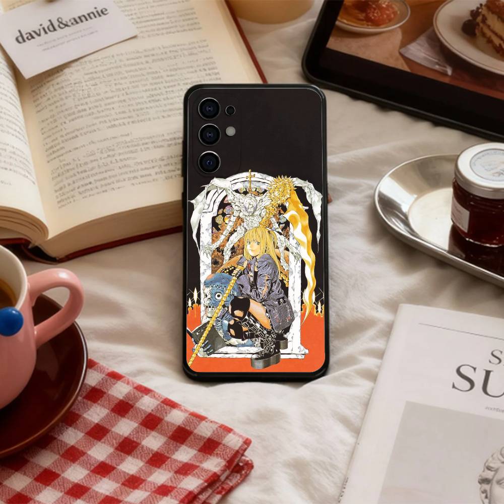 Misa anime D-Death N-Note    Phone Case For Samsung S 25,24,23,22,30,21,10,9,Ultra,Plus,Lite,FE,4,5 G Soft Black Case