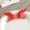 2PCS Goth Devil Horn Shape Hair Clip Halloween Party Hairpin for Woman Girls Taking Photo Braids Role Play Hairpin