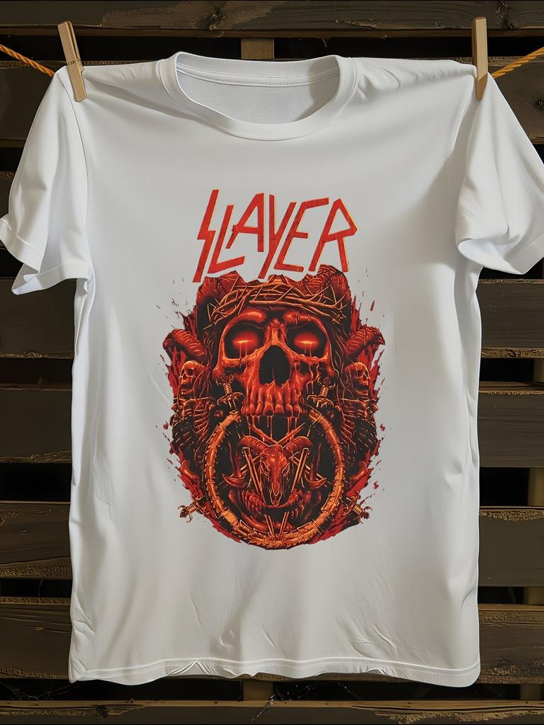 Slayer Crown of Thorns Gothic Heavy Metal Graphic Tshirt