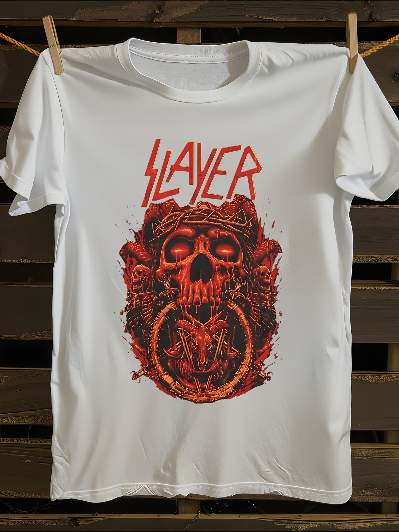 Slayer Crown of Thorns Gothic Heavy Metal Graphic Tshirt L