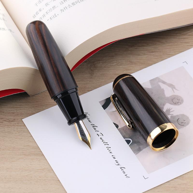 MAJOHN Q1 Short Cute Fountain Pen Hand Ledger Fine Pointed Pen Writing Small Fat Pen School Office Supplies Stationery