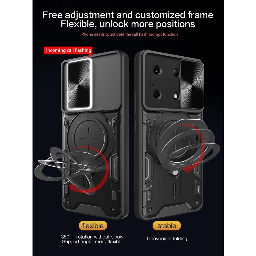 For Infinix Note 30 VIP 5G Magnetic Car Holder Case Frame Flexible Case Cover Infinix Note 30/Note 30i/Note 30 Pro Phone Coque