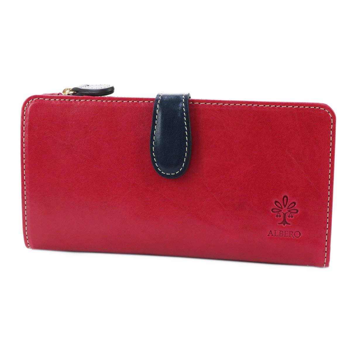 

Длинный кошелек с кошельком для монет из натуральной кожи, розовый клоун [Albero], женский AL-6431-30