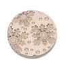 25mm Round Sealing Wax Copper Head 3D Stereoscopic Relief Christmas Series Stamps Print Head DIY Manual Account for Wedding Card