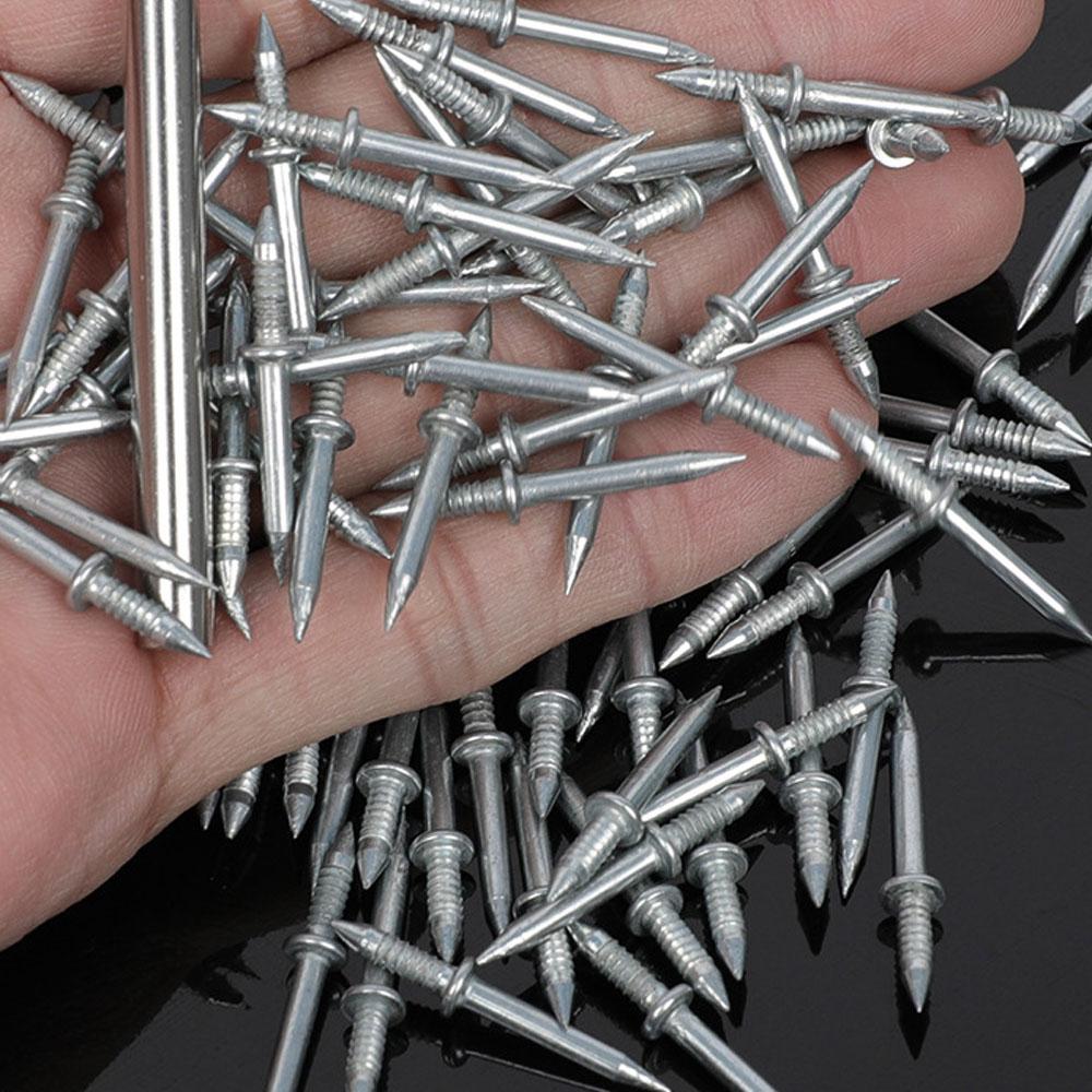 High-Strength Skirting Line Installation and Fixation Invisible Two-Way Single-Head Seamless Nail Two-Way Horn Nail