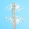 Off-White Car Bone Pair Flower Three-Dimensional Flower Lace Applique Accessories Embroidery Embroidery Cloth Sticker Wedding Dress Clothing Patch