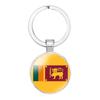 Decorative Keychain Showcasing Asian Country Flags Perfect For Birthdays And Parties