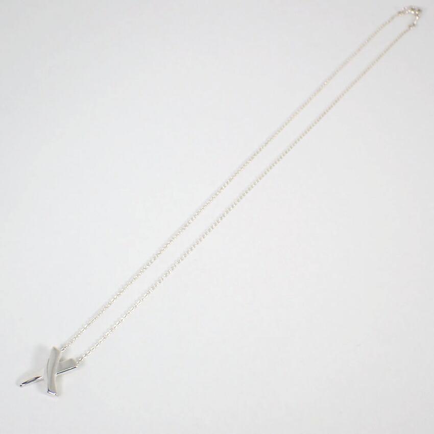 [Used] TIFFANY/Tiffany 925 Kiss Pendant/Necklace/g410-26