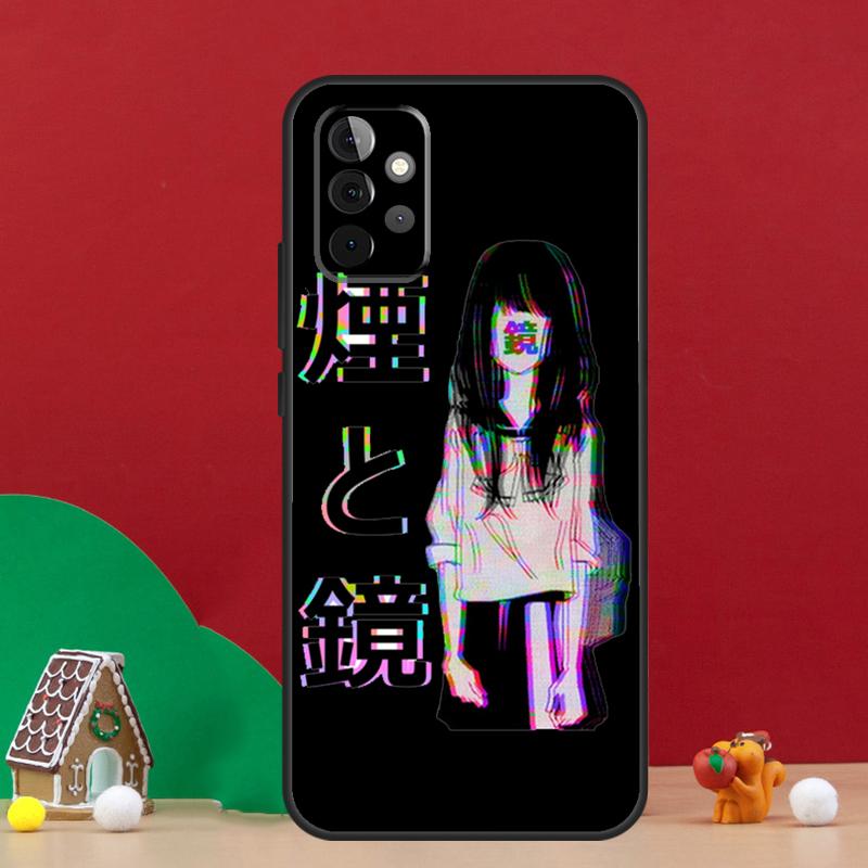 TRAURIGE JAPANISCHE ANIME ÄSTHETIK Hülle Für Samsung Galaxy A55 A52 A32 A12 A33 A06 A16 A26 A36 A56 A15 A53 A13 A34 A54 A14 A17