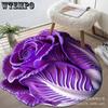 3D Carpet Living Room Bedroom Floral Carpet Easy To Maintain Anti Slip Easy To Clean Foot Mat
