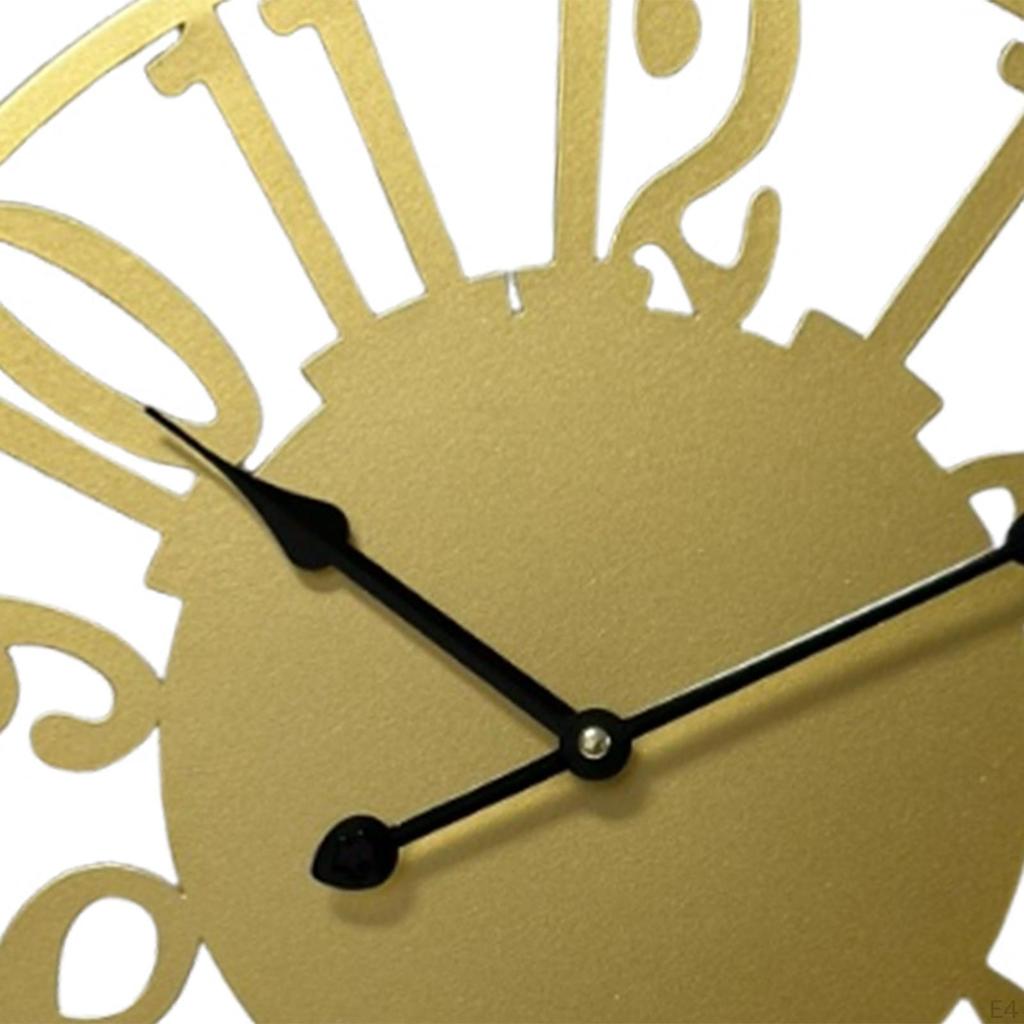 Wall Clock Decorative 16 inch Compact Classic Easy to Install Round Silent for Office Home