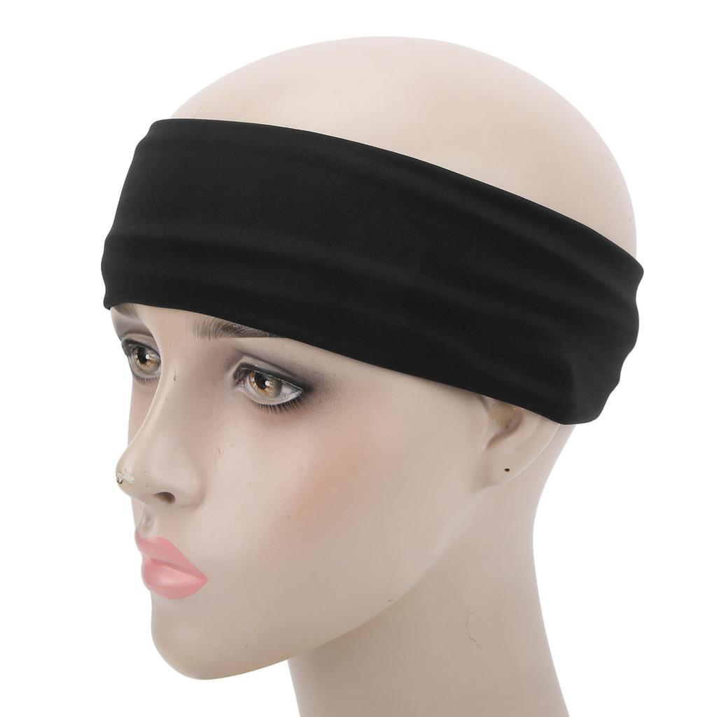 Outdoor MultiPurpose Scarf Breathable UV Face Cover Headband Washable(Black )