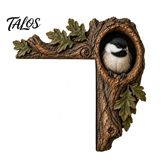 Nature Inspired Home Decor Chipmunk Tree Hollow Door Topper, Woodland Animal Frame Decor, Rustic Wood Bedroom Wall Decoration Corner Ornament