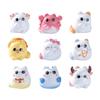 Cute 12 Zodiac Sign Cat Figurines Garden Landscaping Decorations Blind Bags Hanging Accessories and Small Ornaments