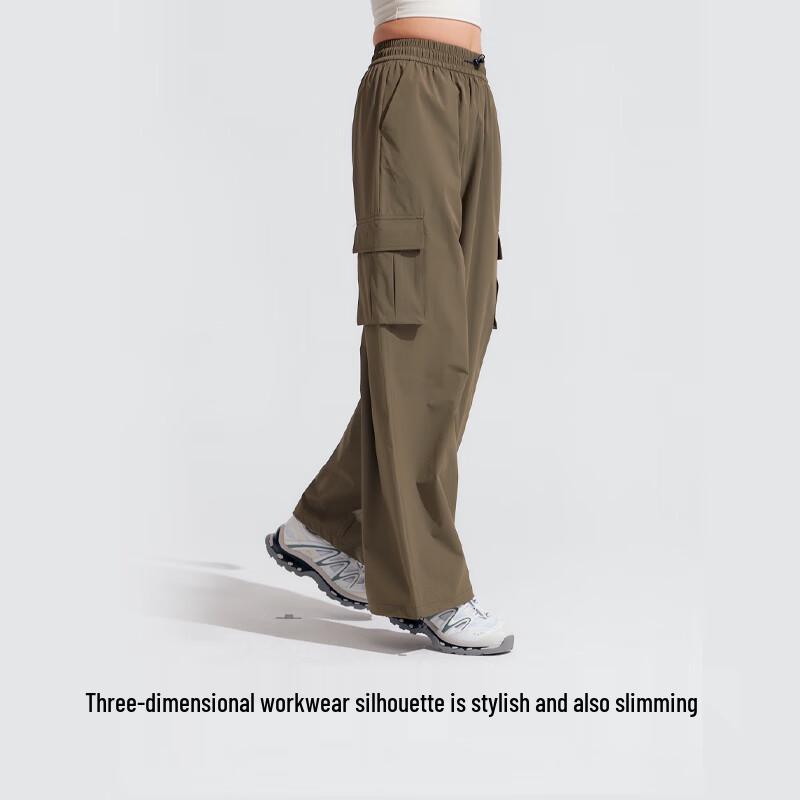VVC Women's Convertible Wide-Leg Sun Protection Cargo Pants