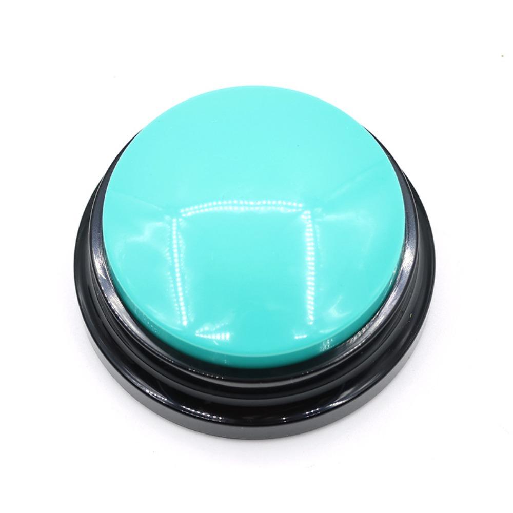 Creative Recordable Voice Recording Button Interactive Light Dog Training Buttons Round Paw Pattern Pet Talking Button Cat Puppy озеро синий