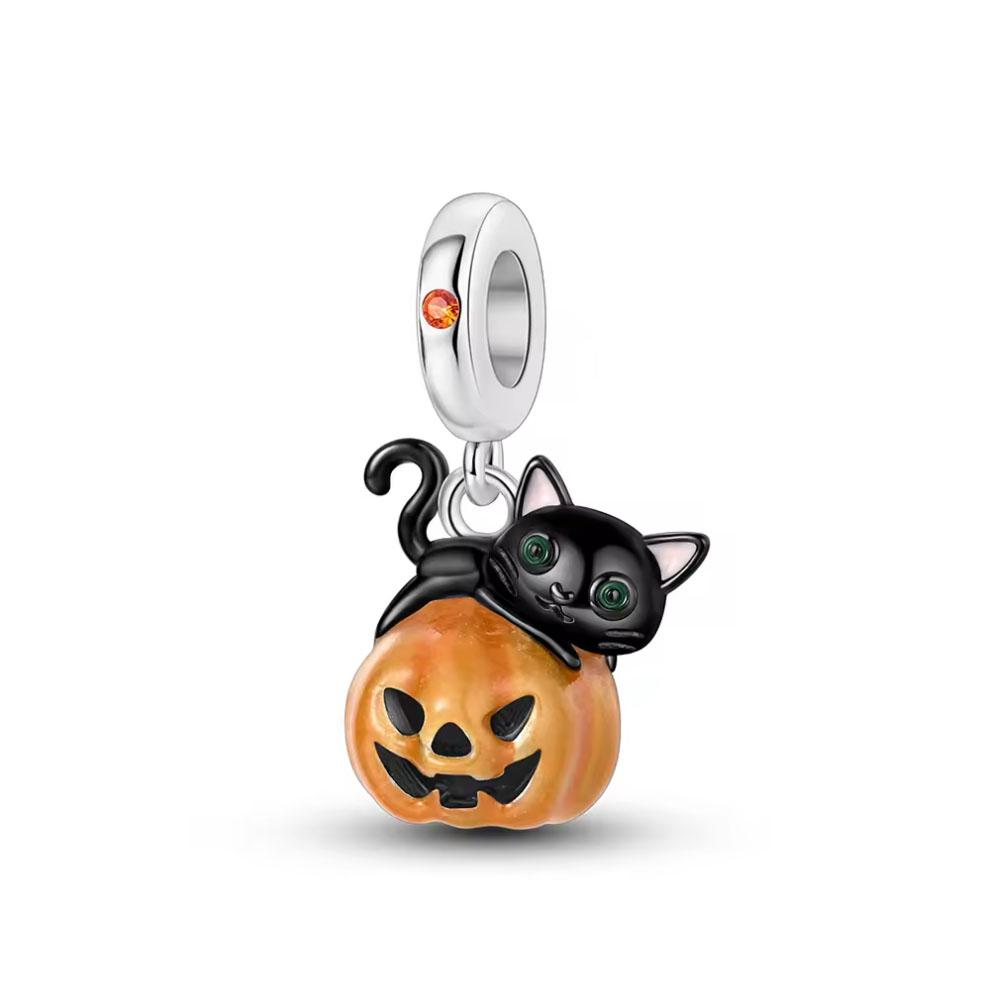 Weihnachtsmann Schneemann Isolationsperle, Kupfer Glückshase Kuh Tier Anhänger Weihnachtsgeschenk Fitdiy Armbänder, Halsketten Geschenke