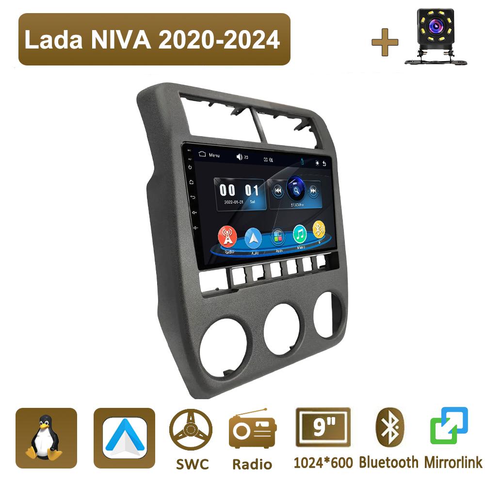 

Icreative Car Radio Multimedia MP5 Player Head Unit Stereo BT For Lada NIVA 2020-2024 чёрный