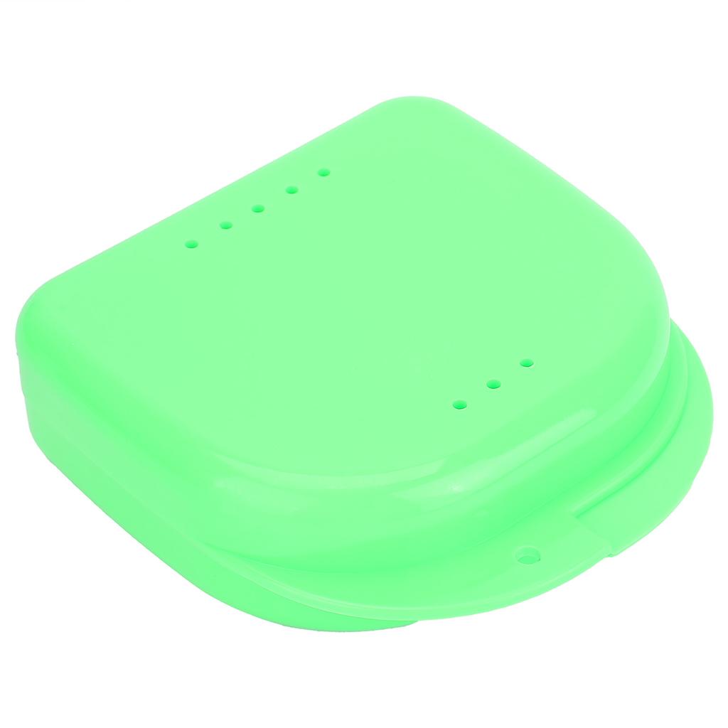 Plastic Dental Retainer Box Orthodontic Dental Retainer Portable Storage Box with Vent Holes