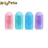 4pcs/set Silicone Pet Finger Cots Colorful Bite Resistant Pet Toothbrushes Comfortable Soft Oral Cleaning Tool Care Accessories