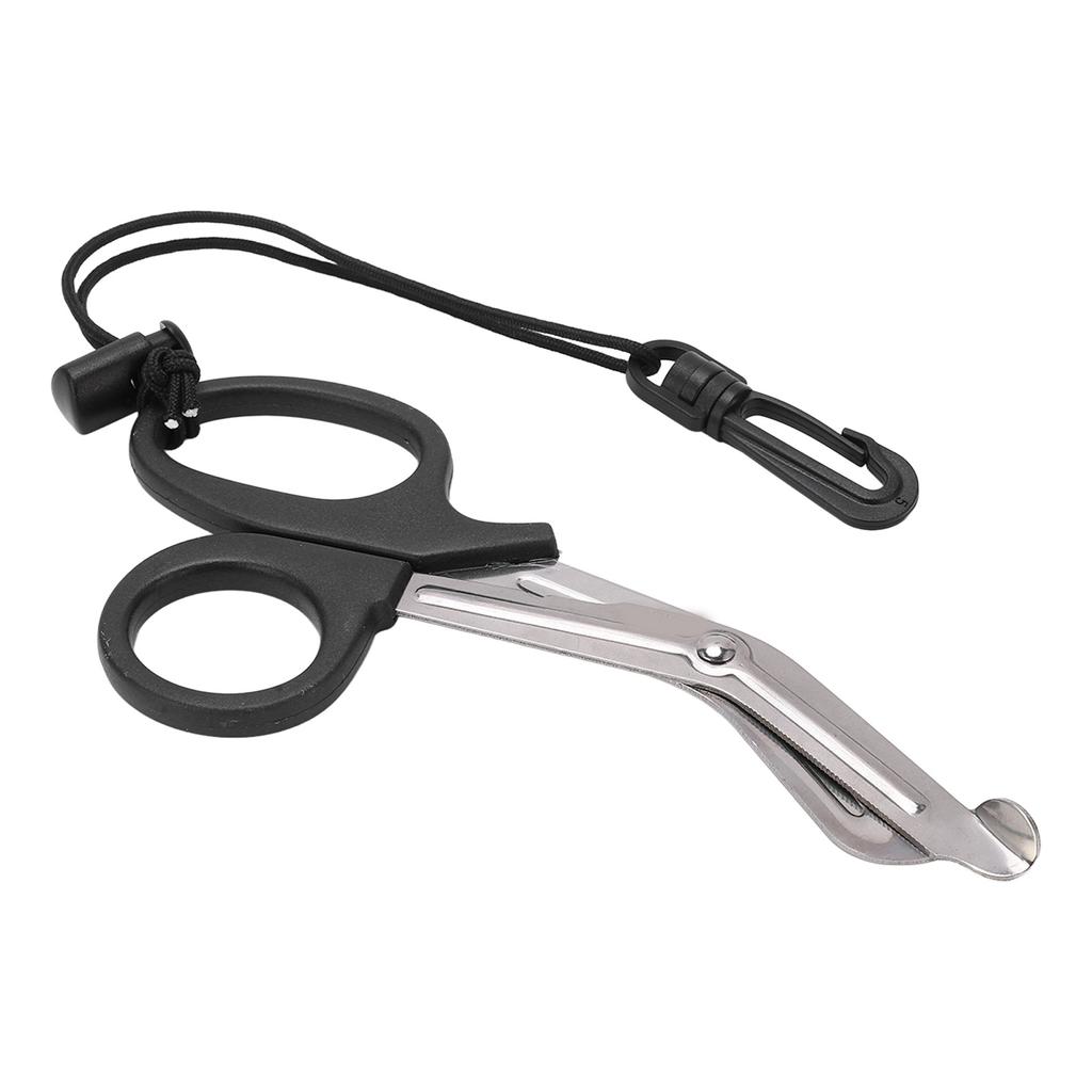 Dive Shears Safety Scuba Diving Scissors Stainless Steel Scuba Diver Shears with Lanyard and
