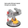 Aluminum Alloy Table Vise Clamp Suction Cup Base Drill Press Vise  for Jewelry Making DIY Crafts