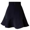 Women's High-Waist Ruffled Fishtail Skirt - Spring 2024 Korean A-Line