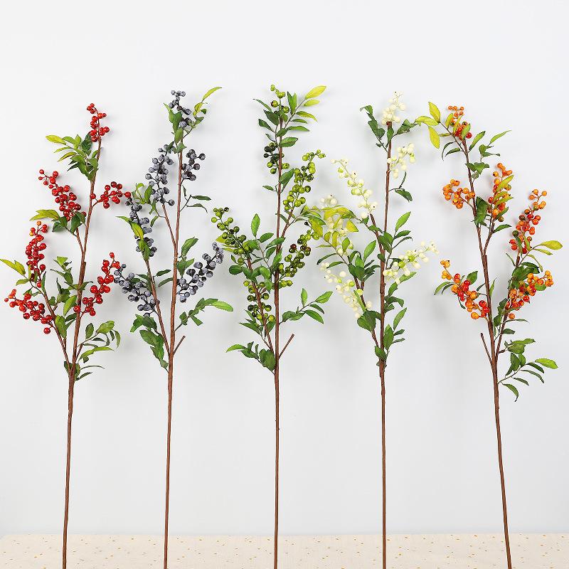 New Year's Spring Festival simulation feel rich fruit, home lazy fruit branches decorative foam fruit, simulation rich fruit flowers
