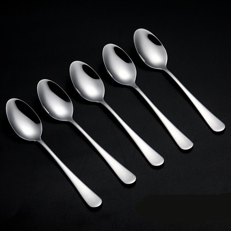 304 Stainless Steel Fork and Spoon Set with Swan Holder