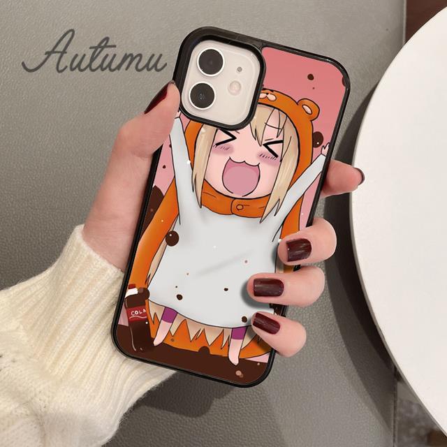 Niedliche Umaru chan Handyhülle für iPhone 11 12 13 14 Pro Max mini X XR XS SE 2020 5 6S 7 8 Plus Samsung Galaxy S21 S22 Hülle