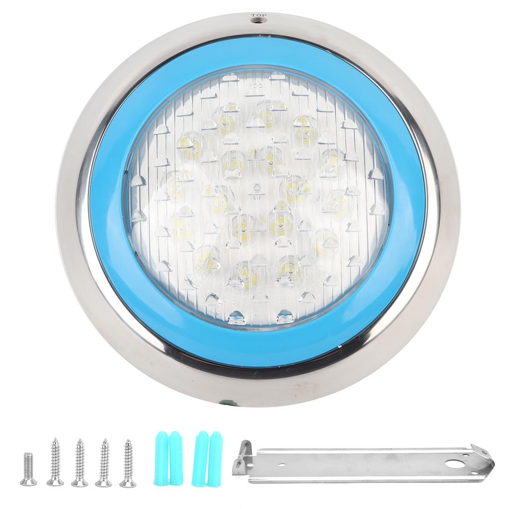 LED Swimming Pool Light Stainless Steel Waterproof Underwater Wall Lamp for Pool AC12V54W?5400LM