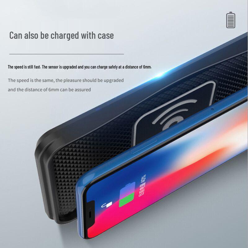 Wireless Car Charger Pad & Phone Holder for QI-Enabled Devices