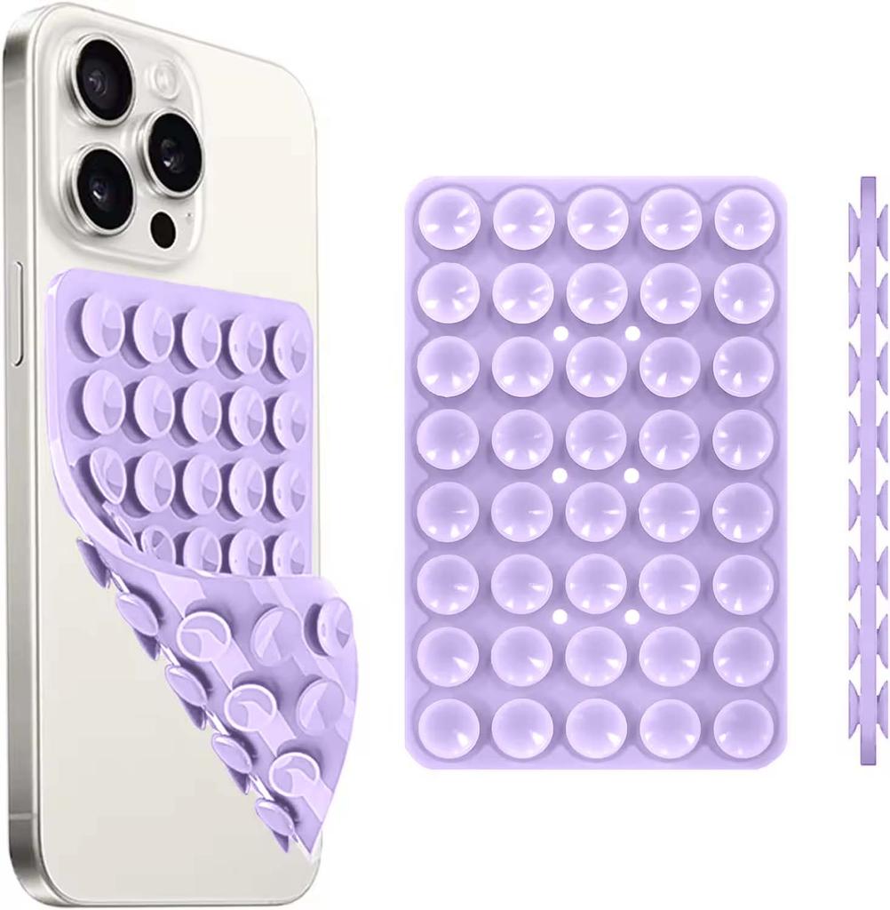 Silikonový držák na telefon s přísavkou oboustranný hands-free silný úchop pro selfie a videa pro iPhone Android