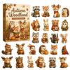 Acrylic Forest Animal Hanging Ornaments - Pack Flat 2D for Keychains and DIY Crafts