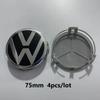 For VOLKSWAGEN 4pcs 56/65/70/76mm Wheel Center Hub Caps For Volkswagen PASSAT LAVIDA Sagitar BORA JETTA GOLF POLO Lamando T-Cros CWR1