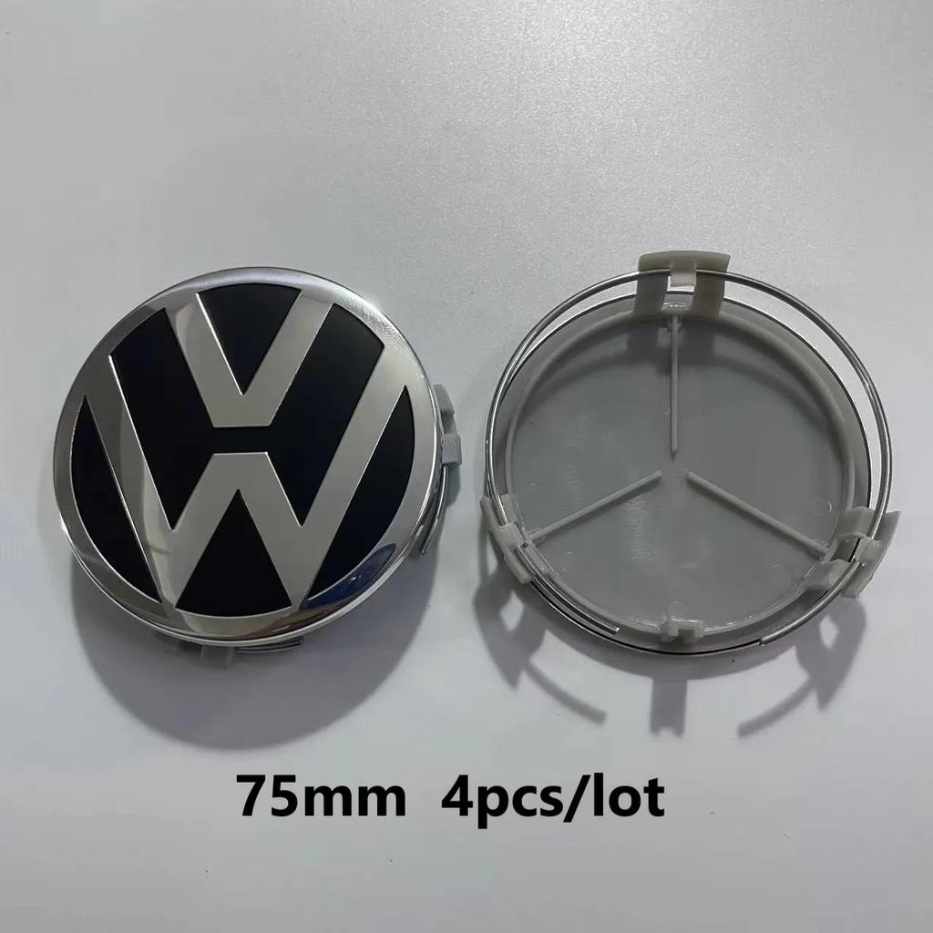 For VOLKSWAGEN 4pcs 56/65/70/76mm Wheel Center Hub Caps For Volkswagen PASSAT LAVIDA Sagitar BORA JETTA GOLF POLO Lamando T-Cros CWR1