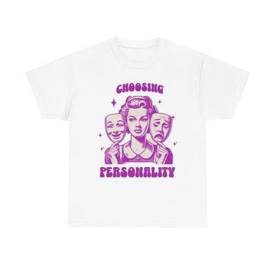 Choosing Personality Graphic T Shirt Women's Cotton Tee BRAND NEW