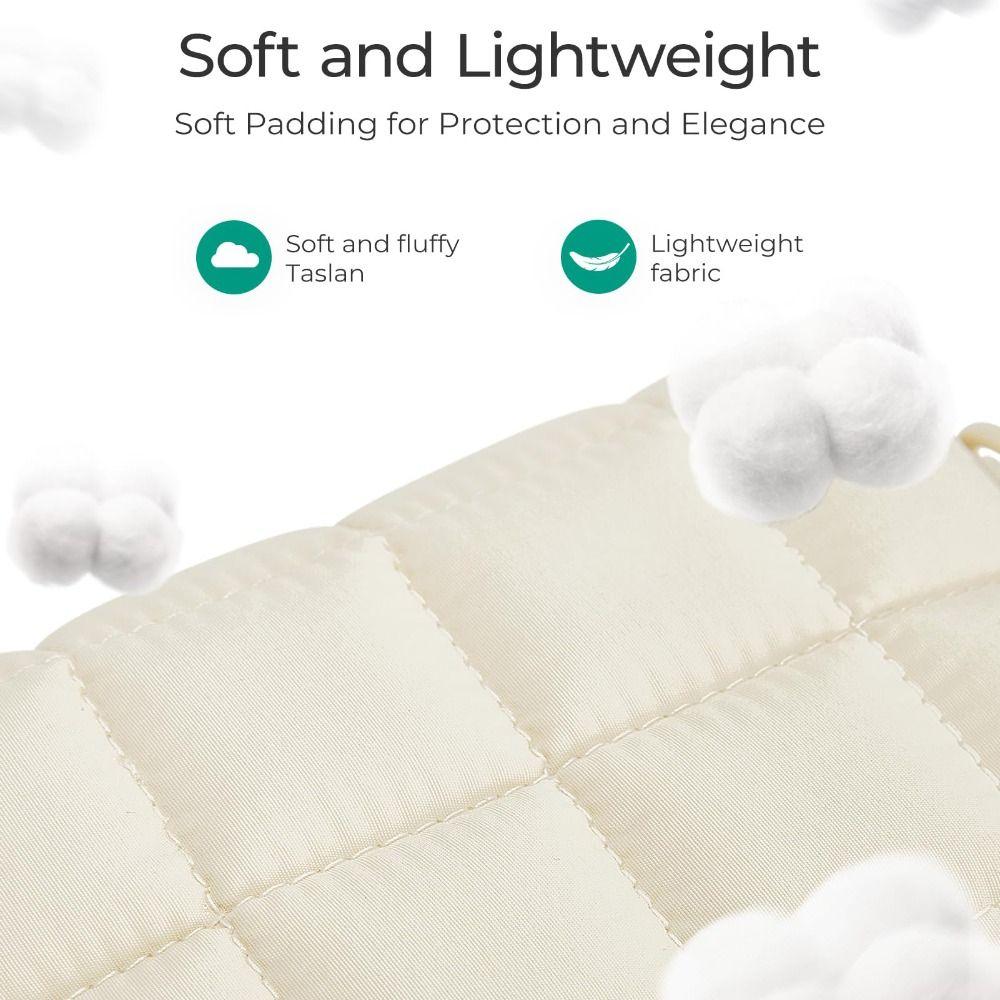 2 Carrying Ways Digital Camera Case Lightweight Puffy Camera Insert Pouch Thickened Soft Storage Bag Outdoor Photography
