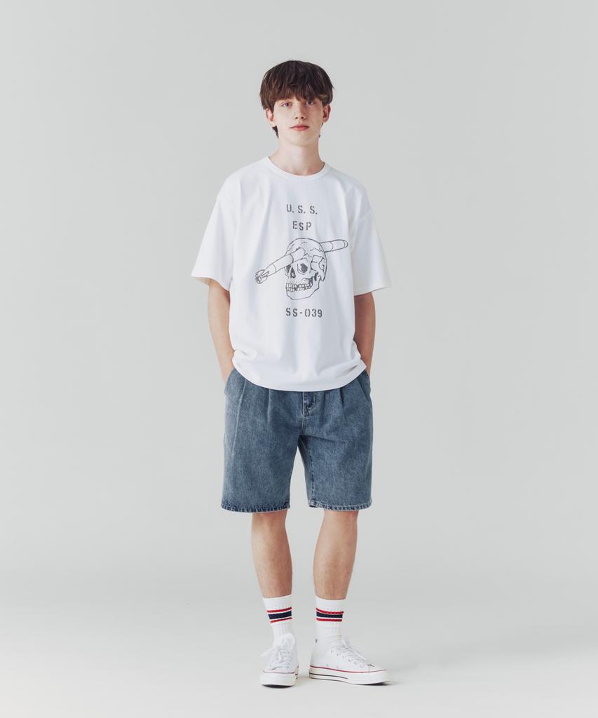 ESPIONAGE U.S.S. Heavyweight Tee Off White