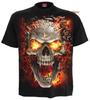 Spiral Direct Skull Blast T-shirt  Tattoo  Skull  Gothic  Flames  Metal
