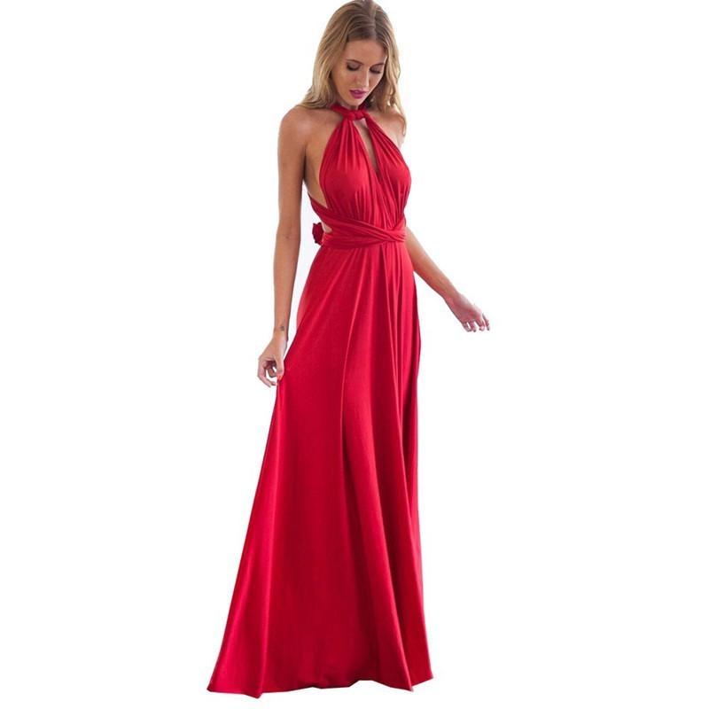 Sexy Women Boho Maxi Club Dress Bandage Long Dress Party Multi Way Bridesmaids Convertible Infinity