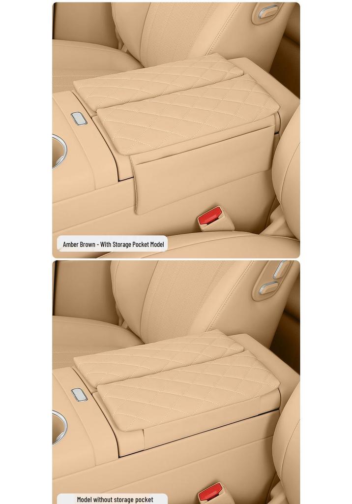 AITO M7/M8 Armrest Box Height Pad & Console Storage Bag - Interior Leather Decor