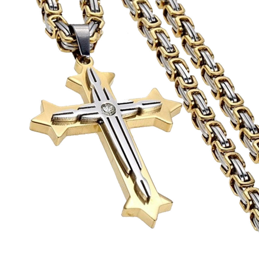 Buy Mens Stainless Steel Crucifix Cross 